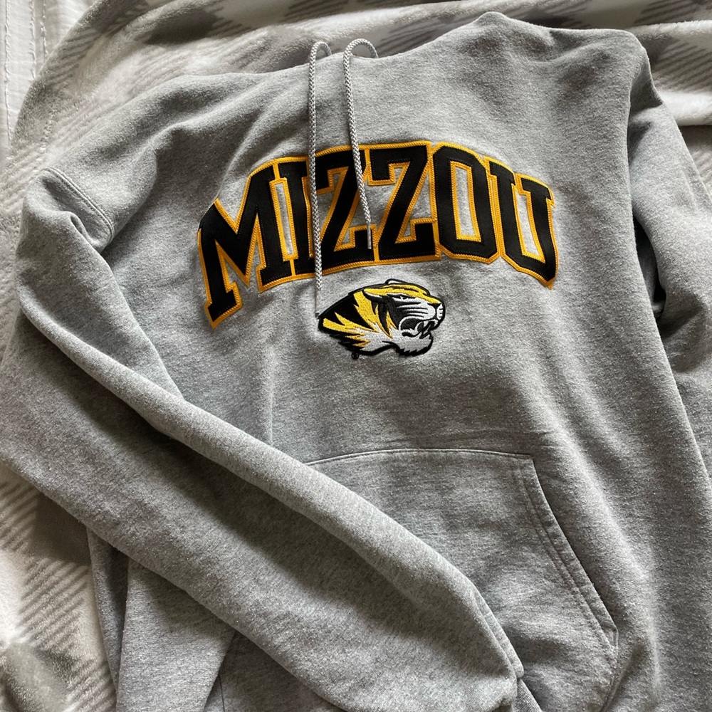Grey Mizzou Hoodie - Size S-M